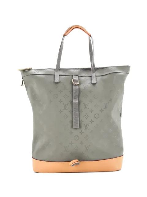 Zipped Tote Limited Edition Titanium Monogram Canvas backpack by LOUIS VUITTON 