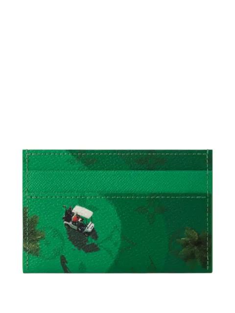 monogram golf-print card case by LOUIS VUITTON 