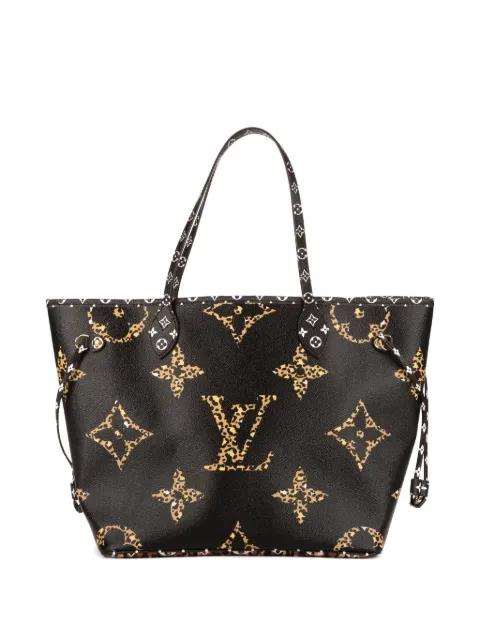 monogram leopard-print tote bag by LOUIS VUITTON 