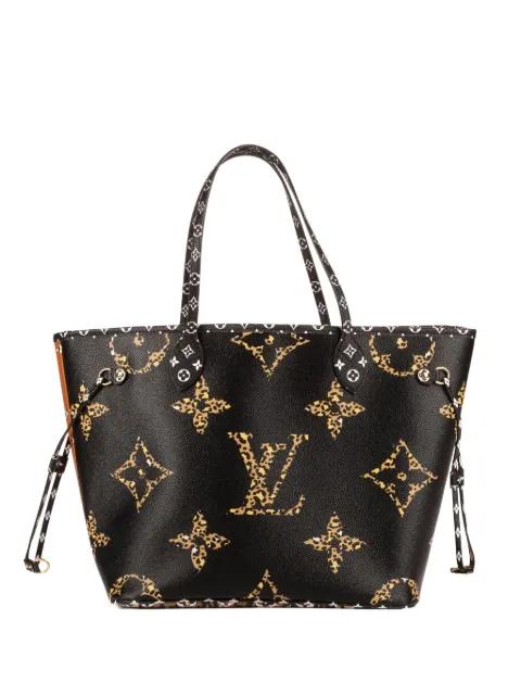 monogram leopard-print tote bag by LOUIS VUITTON 