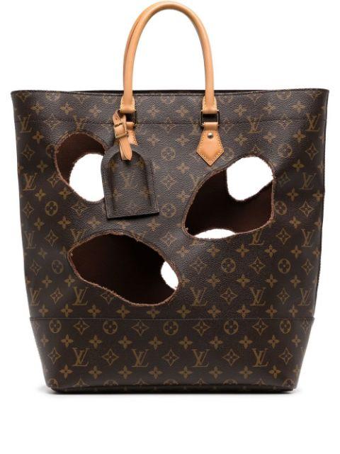 x Comme Des Garçons 2014 monogram Hole tote by LOUIS VUITTON 