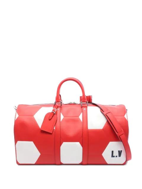 x FIFA 2018 Keepall Bandoulière 50 embossed tote bag by LOUIS VUITTON 