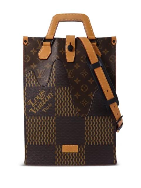 x Nigo mini Damier Ebène canvas tote bag by LOUIS VUITTON 