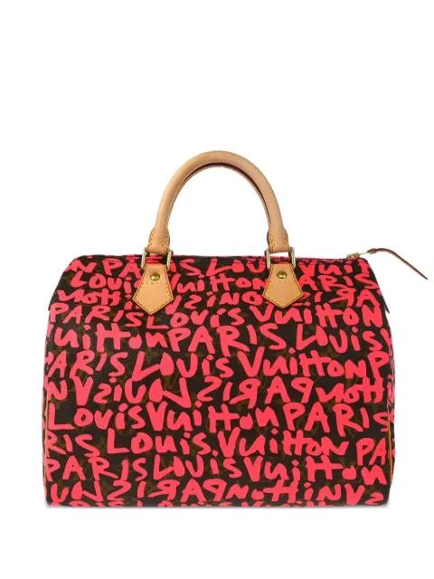 x Stephen Sprouse 2008  Speedy 30 Monogram Graffiti handbag by LOUIS VUITTON 
