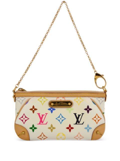 x Takashi Murakami 1990-2000s Pochette Milla MM clutch bag by LOUIS VUITTON 
