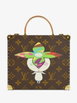 x Takashi Murakami 2000s pre-owned Flower Hat Monogram jewellery case by LOUIS VUITTON x Takashi Murakami 2000s pre-owned Flower Hat Monogram jewellery case by LOUIS VUITTON
