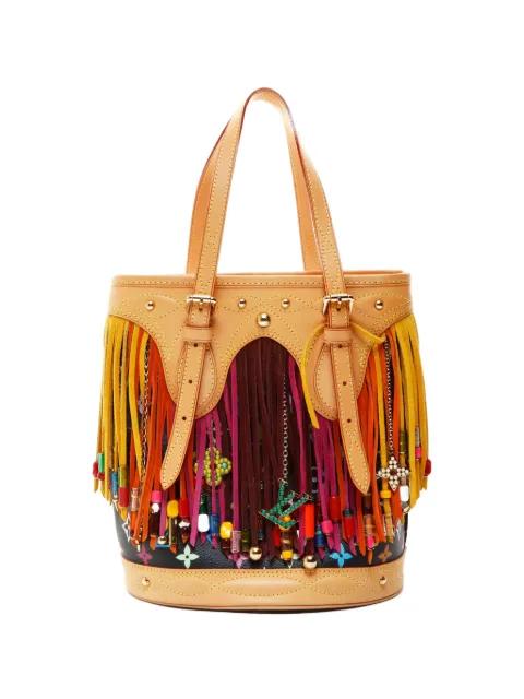 x Takashi Murakami 2006 Monogram fringed tote bag by LOUIS VUITTON 