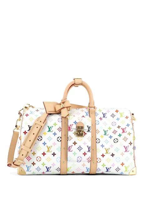 x Takashi Murakami Keepall Bandouliere Bag Monogram Multicolor 45 travel bag by LOUIS VUITTON 