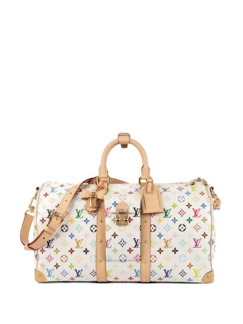 x Takashi Murakami Monogram Multicolore canvas holdall bag by LOUIS VUITTON 