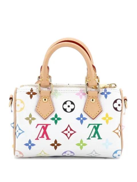 x Takashi Murakami Speedy Bandouliere NM Bag Monogram Multicolor Nano satchel by LOUIS VUITTON 
