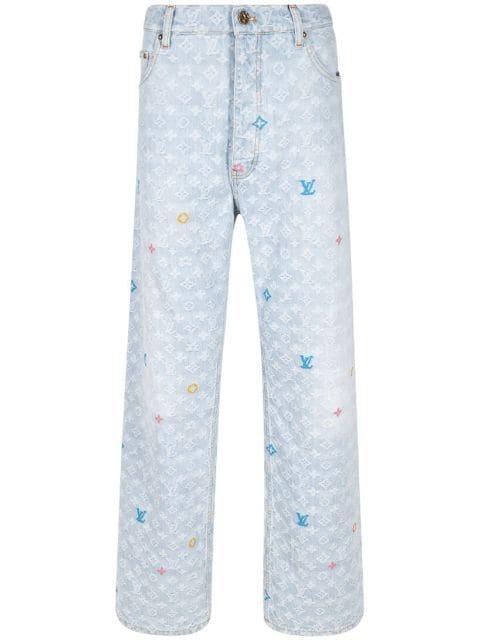 x Tyler the Creator Monogram denim pants by LOUIS VUITTON 