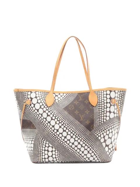 x Yayoi Kusama 2012 MM Neverfull monogram wave tote bag by LOUIS VUITTON 