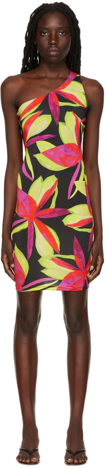 Pink Plunge Minidress by LOUISA BALLOU