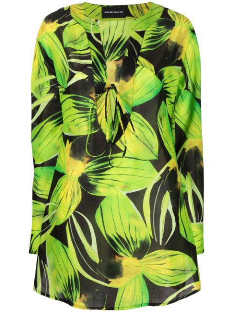 floral-print minidress by LOUISA BALLOU
