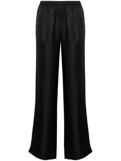 Alera wide-leg silk trousers by LOULOU DE SAISON