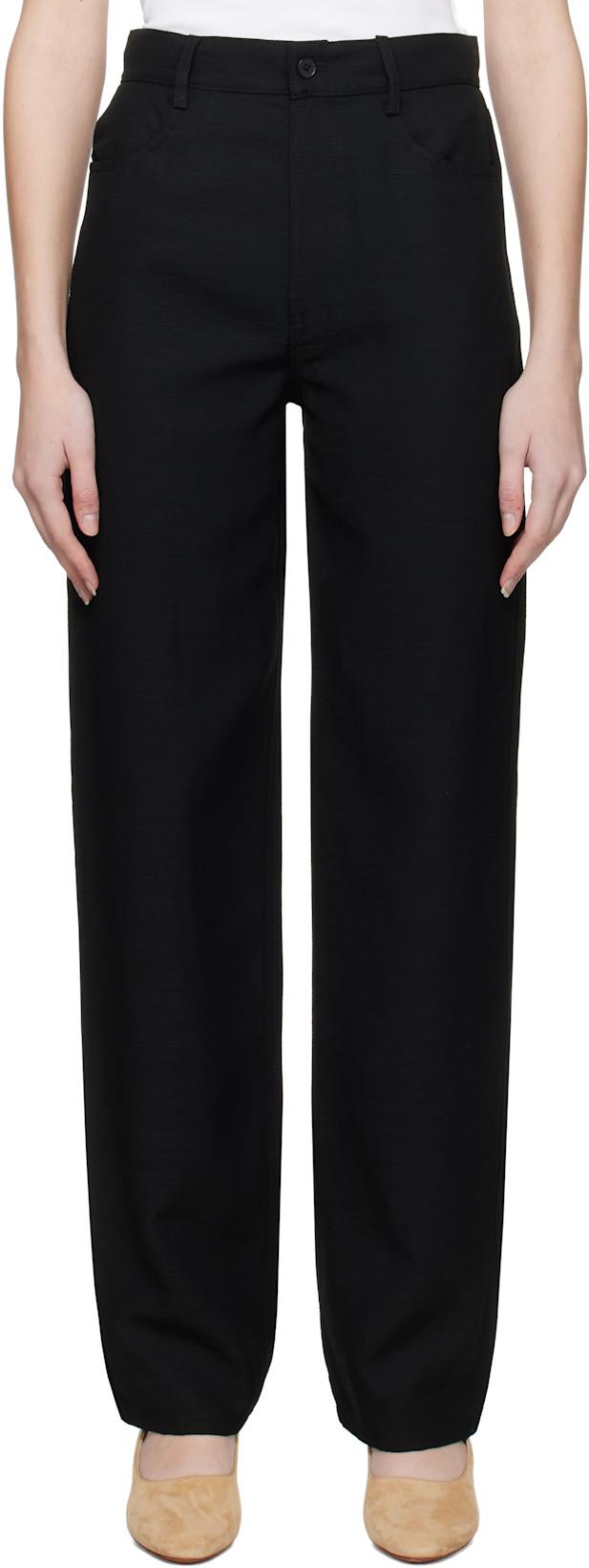 Black Ardea Trousers by LOULOU DE SAISON