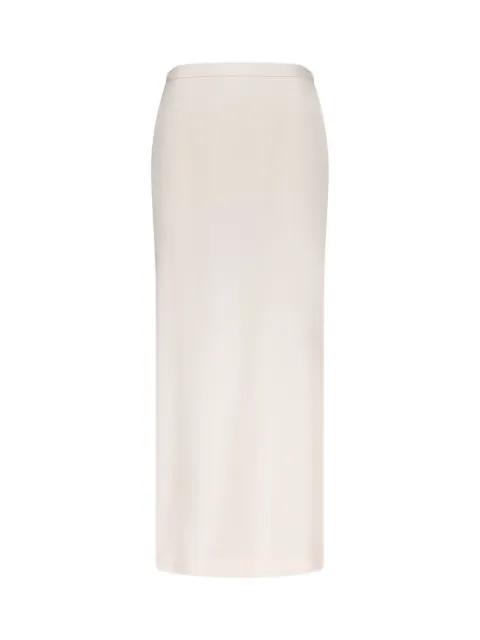 Cara elasticated waistband back vent maxi skirt by LOULOU DE SAISON
