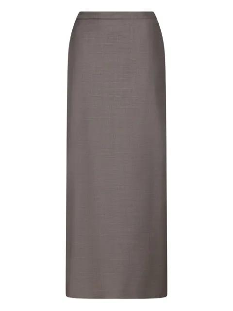 Cara elasticated waistband vent maxi skirt by LOULOU DE SAISON