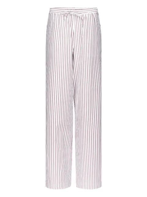 Cisco striped drawstring trousers by LOULOU DE SAISON