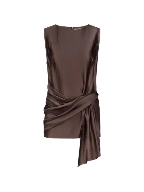 Fonda draped asymmetric top by LOULOU DE SAISON