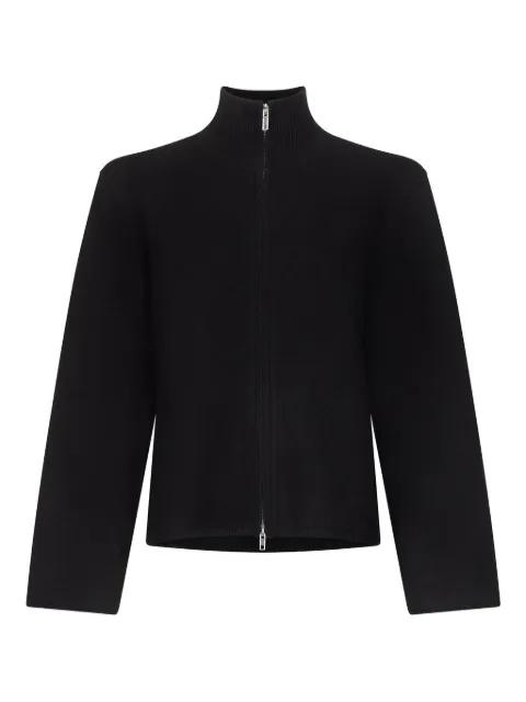Gabi zipped stand-collar cardigan by LOULOU DE SAISON