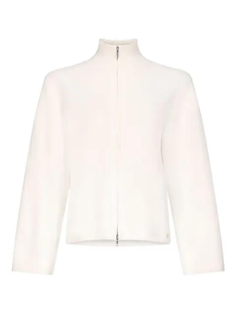 Gabi zipped stand-collar cardigan by LOULOU DE SAISON
