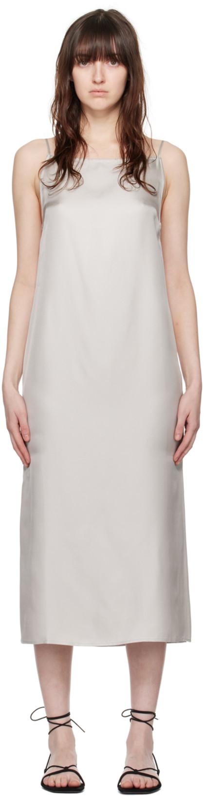Gray Sulum Midi Dress by LOULOU DE SAISON