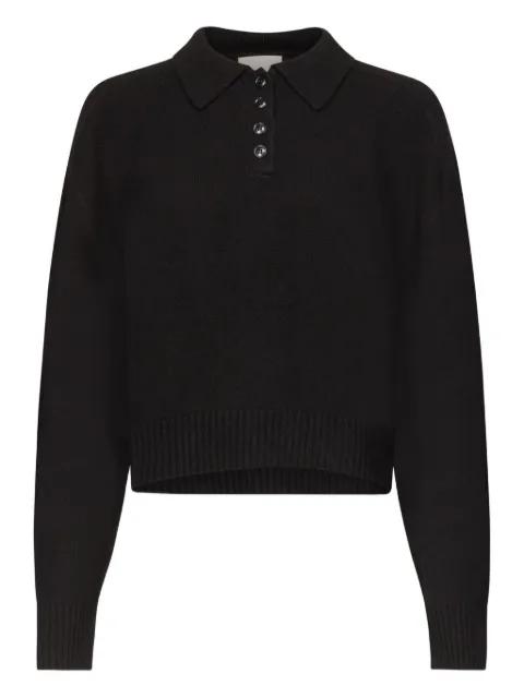 Homere LDS polo-neck ribbed sweater by LOULOU DE SAISON