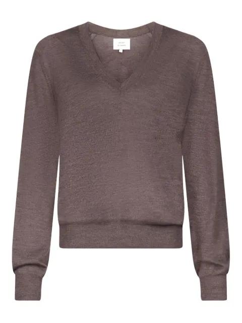 JULIO V-neck ribbed sweater by LOULOU DE SAISON