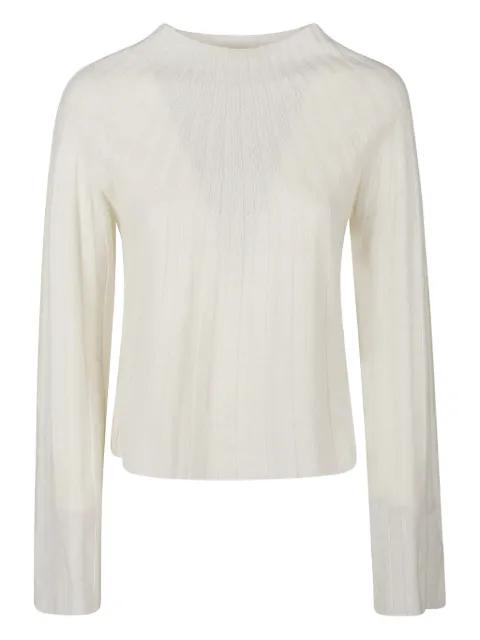 Koro ribbed bell-sleeve sweater by LOULOU DE SAISON
