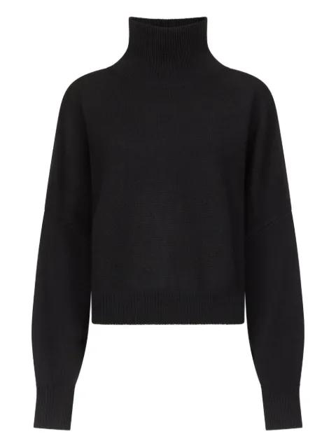 Luke ribbed-collar wool sweater by LOULOU DE SAISON