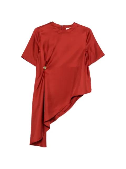 Madea button-detail asymmetric blouse by LOULOU DE SAISON