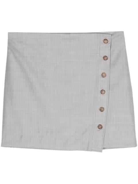 Mahaz virgin wool mini skirt by LOULOU DE SAISON