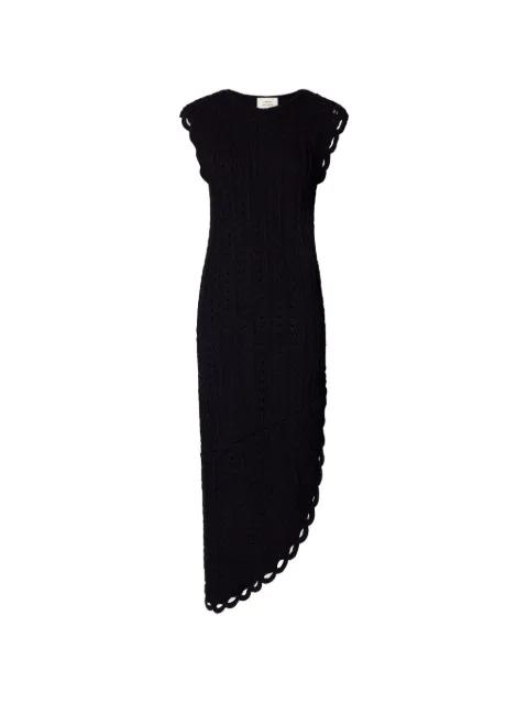 Malena ruffled crochet midi dress by LOULOU DE SAISON