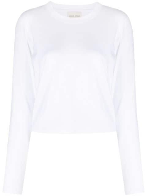 Masal long-sleeve cotton T-shirt by LOULOU DE SAISON