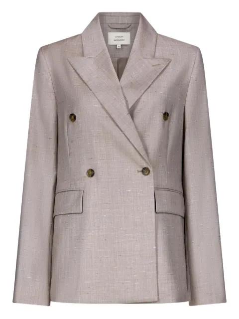 Norma double-breasted peak-lapel blazer by LOULOU DE SAISON