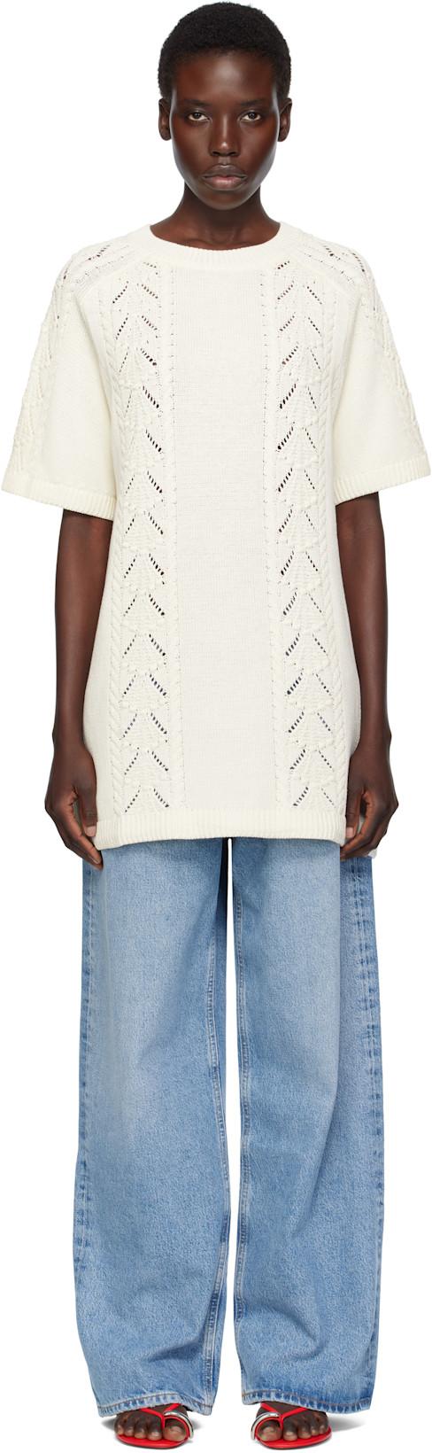 Off-White Arman Minidress by LOULOU DE SAISON