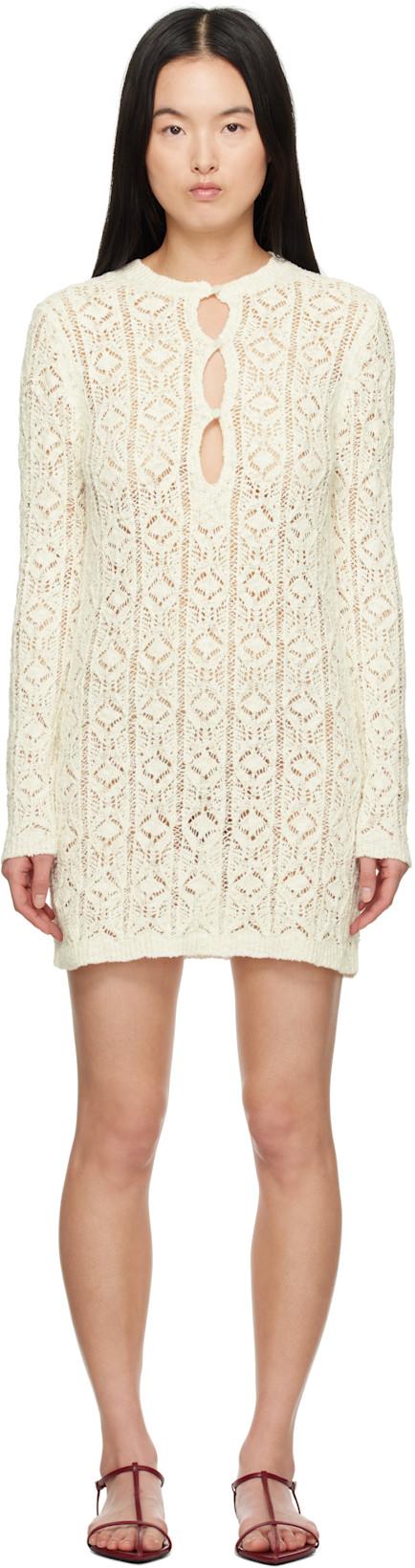 Off-White Evan Minidress by LOULOU DE SAISON