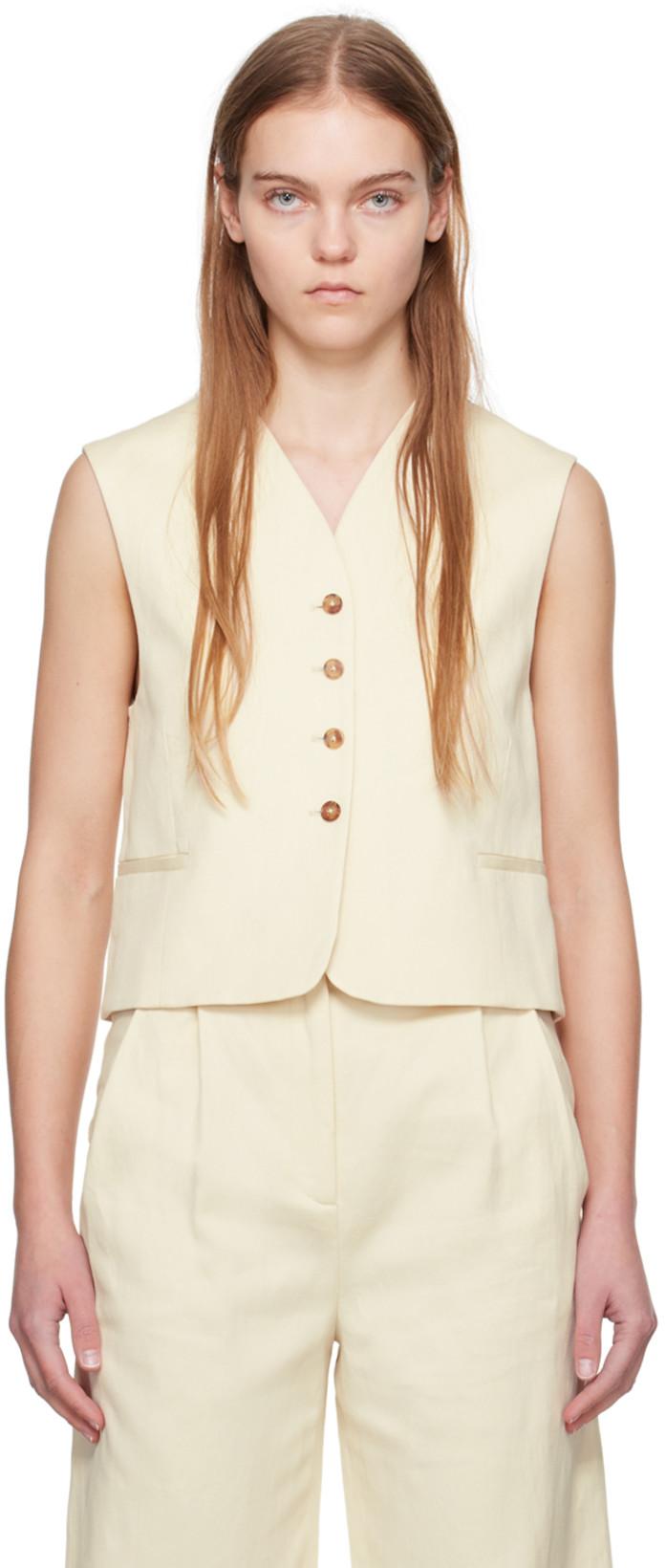 Off-White Iba Vest by LOULOU DE SAISON