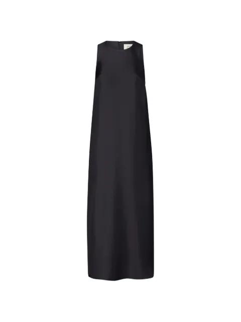 Paloma twisted silk midi dress by LOULOU DE SAISON