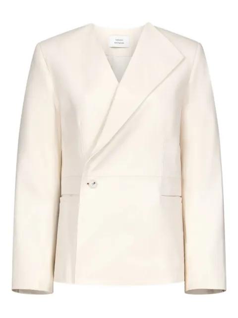 Paoli asymmetric leather jacket by LOULOU DE SAISON