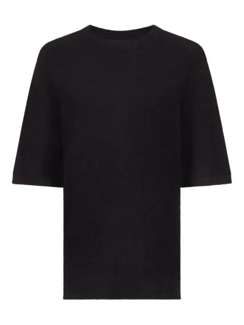 Raven short-sleeve crew-neck sweater by LOULOU DE SAISON