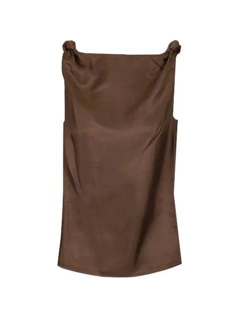 Remy knotted-detail top by LOULOU DE SAISON
