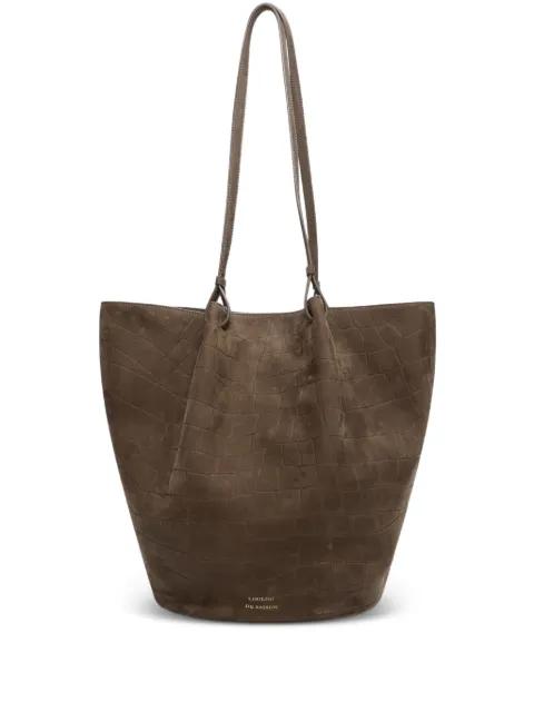Rudy crocodile-effect tote bag by LOULOU DE SAISON