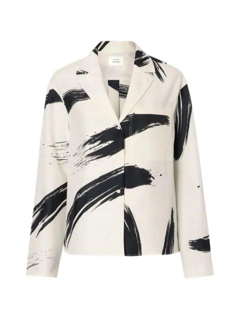Sana Cuban collar print shirt by LOULOU DE SAISON