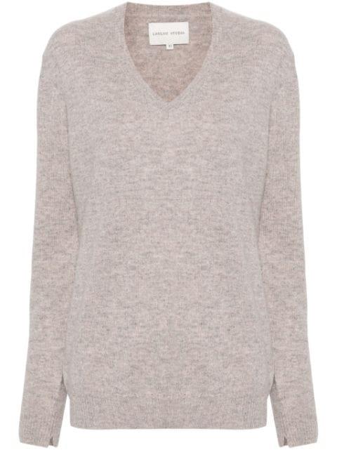 Serafini V-neck cashmere jumper by LOULOU DE SAISON