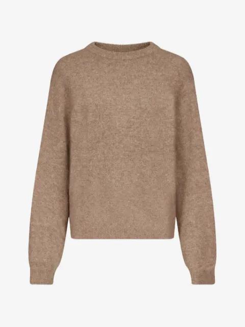 Tristan Lds ribbed-trim dropped-shoulder sweater by LOULOU DE SAISON