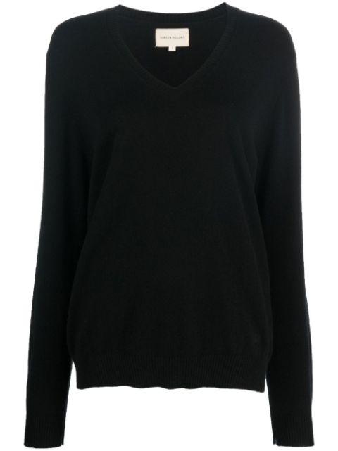 V-neck cashmere sweater by LOULOU DE SAISON