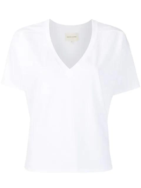 V-neck cotton T-Shirt by LOULOU DE SAISON