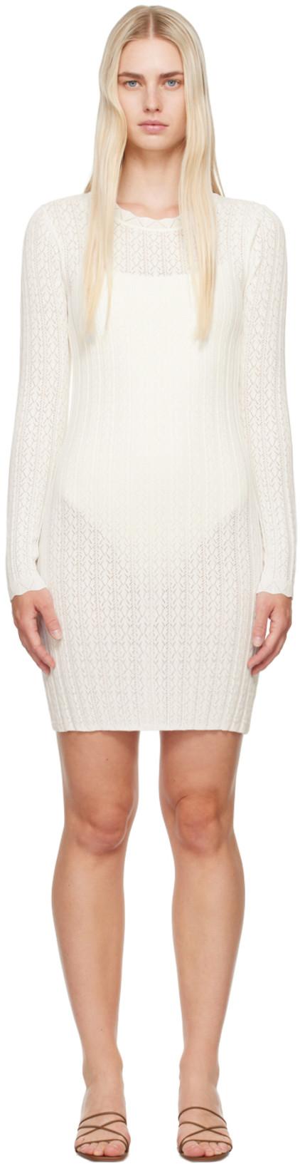 White Senty Minidress by LOULOU DE SAISON